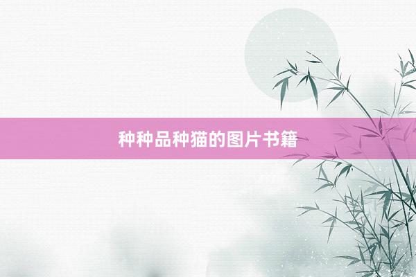 种种品种猫的图片书籍